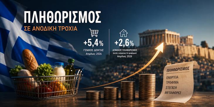 Γιατί ο πληθωρισμός τρέχει ταχύτερα στην Ελλάδα
